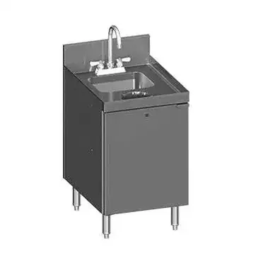 Glastender C-SC-18-LD Underbar Waste Cabinet, Wet & Dry