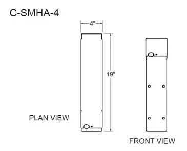 Glastender C-SMHA-4 Underbar Add-On Unit