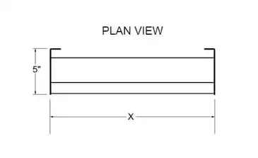 Glastender C-SR-20 Speed Rail / Rack