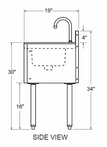 Glastender C-SWA-12 Underbar Sink Units