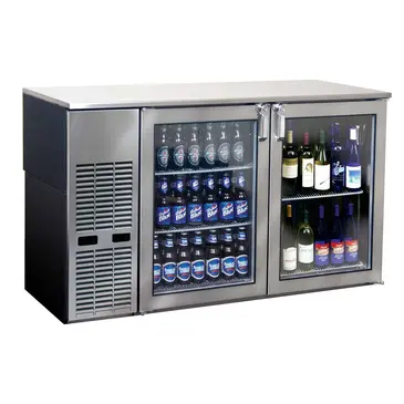 Glastender C2FB60 Back Bar Cabinet, Refrigerated