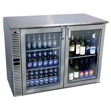 Glastender C2SB36 Back Bar Cabinet, Refrigerated