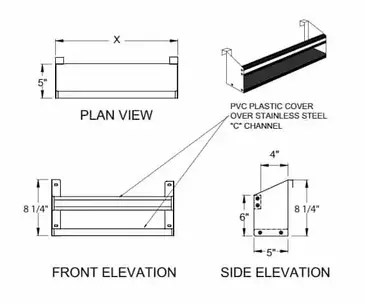 Glastender CSR-12-SR Speed Rail / Rack