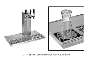 Glastender CT-1-PB Draft Beer / Wine Dispensing Tower