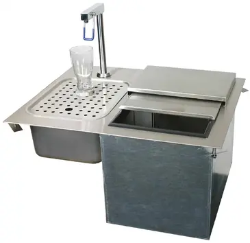 Glastender DI-IW24 Ice & Water Unit, Drop-In