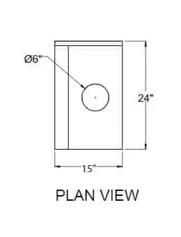 Glastender DWB-15L Underbar Add-On Unit