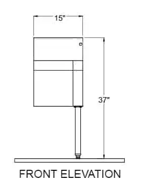 Glastender DWB-15R Underbar Add-On Unit