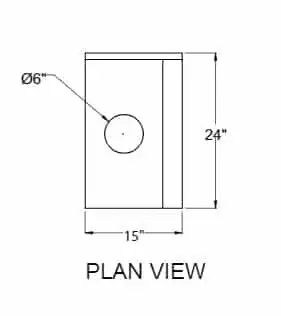 Glastender DWB-15R Underbar Add-On Unit