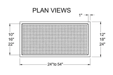 Glastender IDU-12X48 Ice Display, Bar