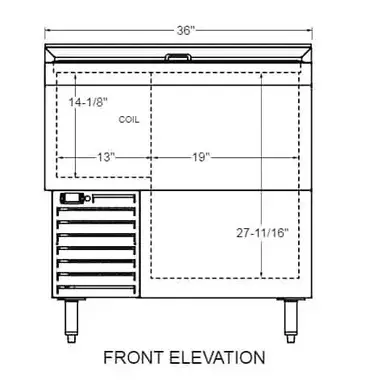 Glastender MF36-S Glass Froster