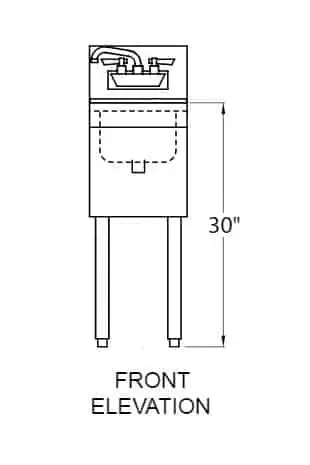 Glastender MFS-12 Underbar Sink Units