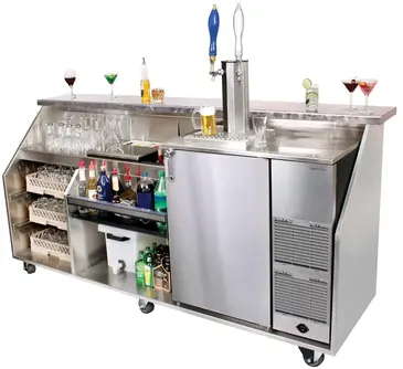 Glastender PBGR96-18 Portable Bar