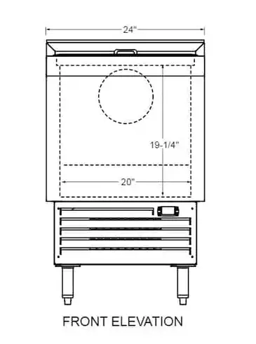 Glastender ST24-B Bottle Cooler