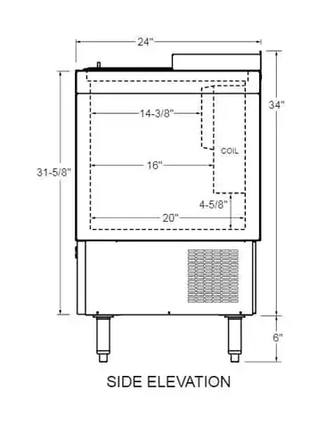 Glastender ST24-S Bottle Cooler