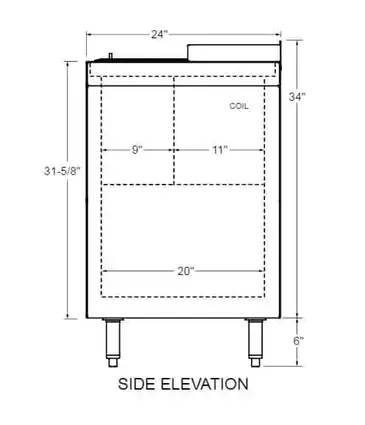 Glastender ST48-B Bottle Cooler