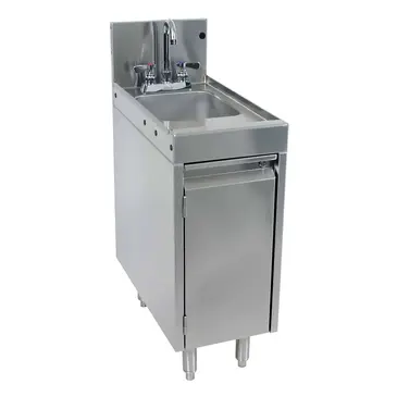 Glastender SWB-12-C Underbar Waste Cabinet, Wet & Dry