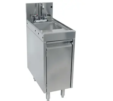 Glastender SWB-12-C Underbar Waste Cabinet, Wet & Dry