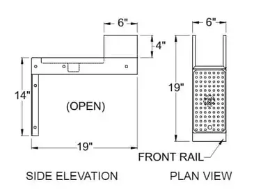 Glastender TCA Underbar Add-On Unit