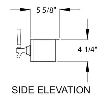 Glastender UC-4-SSR Draft Beer / Wine Dispensing Tower