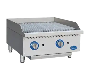 Globe GCB24G-CR Charbroiler, Gas, Countertop