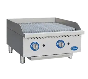 Globe GCB24G-CR Charbroiler, Gas, Countertop