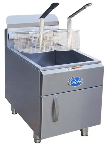 Globe GF30G Fryer, Gas, Countertop, Full Pot