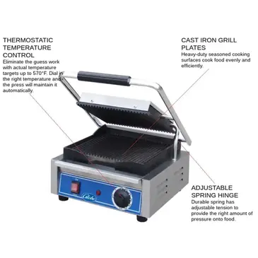 Globe GPG10 Sandwich / Panini Grill