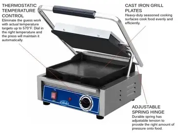 Globe GSG10 Sandwich / Panini Grill