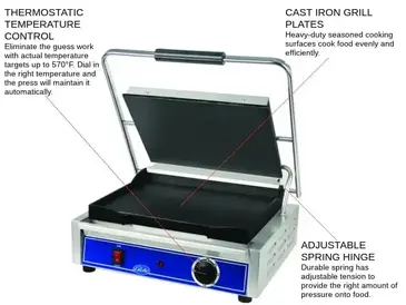 Globe GSG1410 Sandwich / Panini Grill