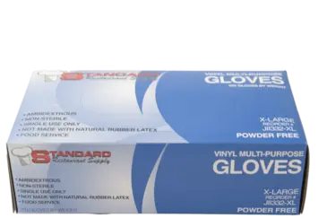 Gloves, Extra Large, Clear, Vinyl, Powder Free, (100/Box), Arvesta 332-XL