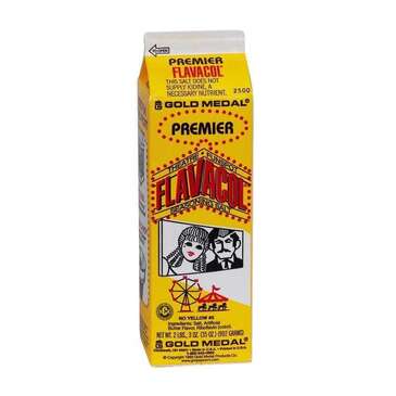 GOLD MEDAL Premier Flavacol Seasoning Salt, 35 Oz, Popcorn Flavor, Gold Medal 2500