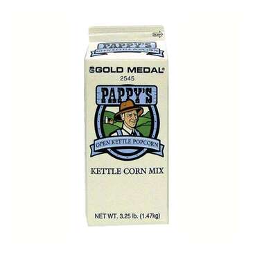 GOLD MEDAL Popcorn Flavor, 3.25 Lb, Pappy's Kettle Corn Mix, Gold Medal 2545