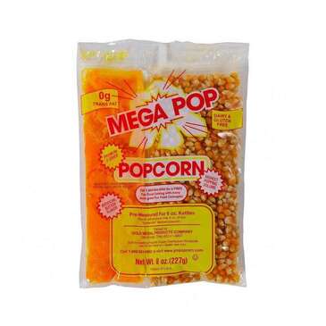 GOLD MEDAL Mega-Pop Popcorn Kit, 8 oz, Gold Medal 2836