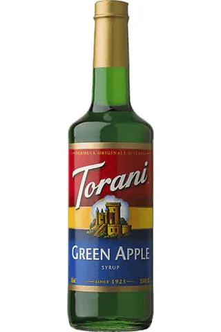 HOUSTONS / LIBBEY Green Apple Syrup, 64 oz, Torani-GREEN APPLE