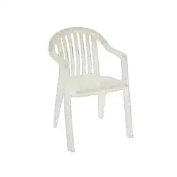 Grosfillex US023004 Chair, Armchair, Stacking, Outdoor