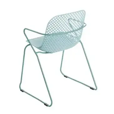 Grosfillex US137711 Chair, Armchair, Stacking, Outdoor