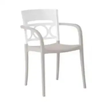 Grosfillex US556096 Chair, Armchair, Stacking, Outdoor