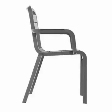 Grosfillex UT115002 Chair, Armchair, Stacking, Outdoor