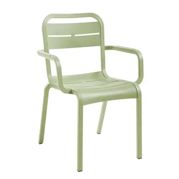 Grosfillex UT115721 Chair, Armchair, Stacking, Outdoor