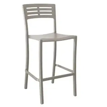 Grosfillex UT638181 Bar Stool, Stacking, Outdoor