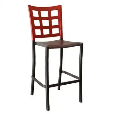 Grosfillex UT640202 Bar Stool, Stacking, Indoor