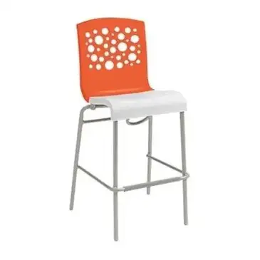 Grosfillex UT836019 Bar Stool, Stacking, Indoor