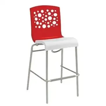 Grosfillex UT838414 Bar Stool, Stacking, Indoor