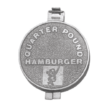 HAROLD IMPORTS CO. Hamburger Press, 3", Stainless Steel, Harold Imports 43201