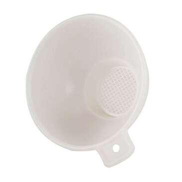 HAROLD IMPORTS CO. Funnel, 4.5" Mouth, White, Plastic, Harold Imports 63027