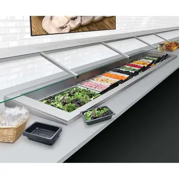 Hatco CWB-S4 Cold Food Well Unit, Drop-In, Refrigerated