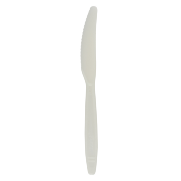 LOLLICUP Heavy Weight Knives, 7", White, Plastic, (1000/Case), Karat KE-U2021