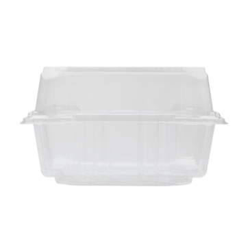 Hinged Container, 6"x6", PET, (500/Case), Karat FP-HC66PET-1C