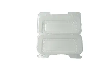 Hinged Container, 8.5" x 4.5", Clear, Plastic, (250/Case) Dart C19UT1