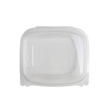 Hinged Containers, 12 oz, Clear, PET Plastic, Karat FP-HDC12